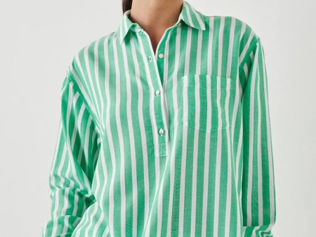 Rails Elle Shirt- Clover Stripe (Online Only) Online Hot Sale