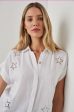 Rails Jamie Shirt- White Eyelet Stars (Online Only) Discount