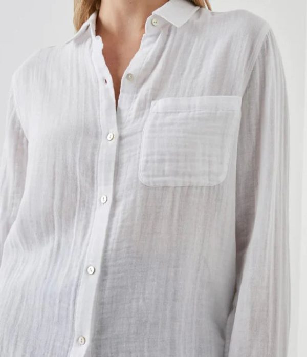 Rails Ellis Shirt- White Hot on Sale