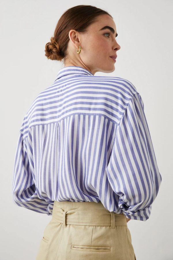 Rails Elle Shirt- Blue White Stripe (Online Only) For Sale