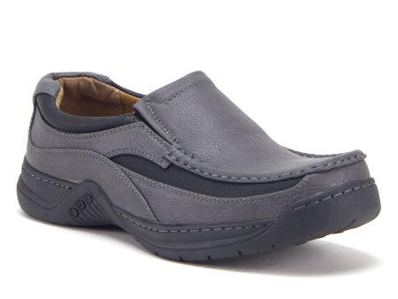 Mens Rocus Slip On Comfort Walking Loafers Shoes C-212 Grey Online