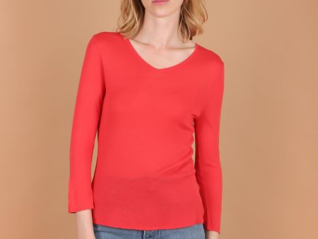 Estheme V-Neck Sweater Fashion