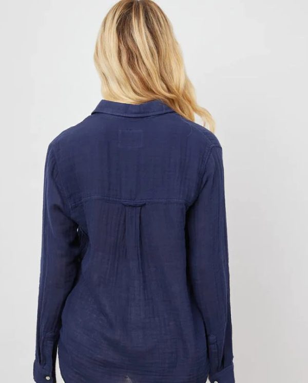 Rails Ellis Shirt- Indigo (Online Only) For Sale