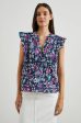 Rails Misha Top- Woodblock Floral For Cheap