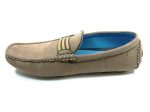 Mens Bravo Moccasin Driver Slip On Casual Loafers MOC-1 Taupe For Discount