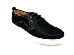 Mens Polar Fox Canvas Suedette Casual Sneakers Shoes 30191 Black-377 Online