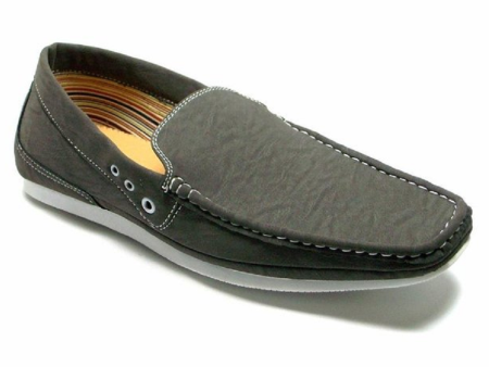 Mens Polar Fox Moccasin Slip On Casual Loafers Shoes 30186 Gray-363 Sale