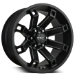 HD Off-Road Hollow Point Wheels | Black Milled | for 6x139.7 Trucks Hot on Sale