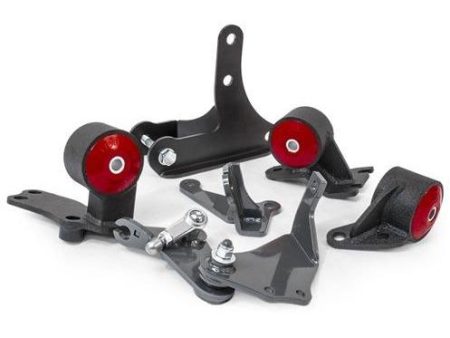 88-91 CIVIC CRX CONVERSION ENGINE MOUNT KIT (D-Series 92+ Engines Cable 2 Hydro Manual) Online Hot Sale