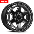 HD Off-Road Patriot Wheels | Satin Black Milled | for 6x139.7 Trucks Online Hot Sale