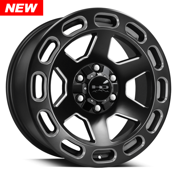 HD Off-Road Patriot Wheels | Satin Black Milled | for 6x139.7 Trucks Online Hot Sale