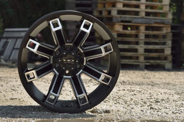 HD Off-Road Hollow Point Wheels | Black Machined | for 6x139.7 Trucks Fashion