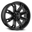 HD Off-Road Hollow Point Wheels | Black Milled | for 6x139.7 Trucks Hot on Sale