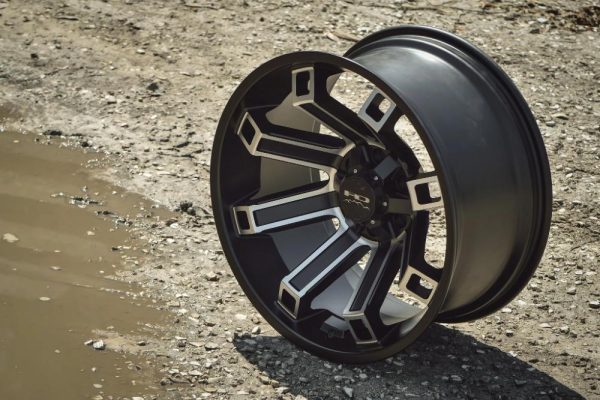 HD Off-Road Hollow Point Wheels | Black Machined | for 6x139.7 Trucks Fashion