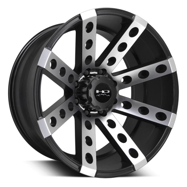 HD Off-Road Buckshot Wheels | Satin Black Machined Face | for 8x170 Trucks Supply